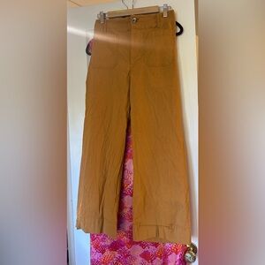 The Colette Knit Crop Wide-Leg Pants by Maeve Brown Anthropologie size 29